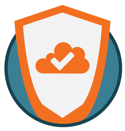 Graphic icon for cyber security