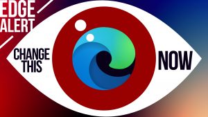 Edge icon in eye
